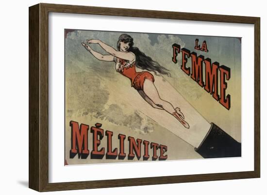 Circus la Femme Mélanite-null-Framed Premium Giclee Print