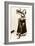 Circus Lady with Large Snake-null-Framed Premium Giclee Print