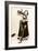 Circus Lady with Large Snake-null-Framed Premium Giclee Print