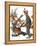 "Circus" or "Meeting the Clown", May 18,1918-Norman Rockwell-Framed Premier Image Canvas