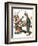 "Circus" or "Meeting the Clown", May 18,1918-Norman Rockwell-Framed Giclee Print