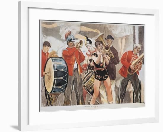 Circus Orchestra, France-null-Framed Giclee Print