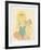 Circus Pair with Balloon-Ramon Santiago-Framed Limited Edition