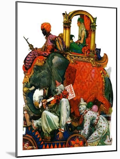 "Circus Parade,"June 16, 1928-Elbert Mcgran Jackson-Mounted Giclee Print