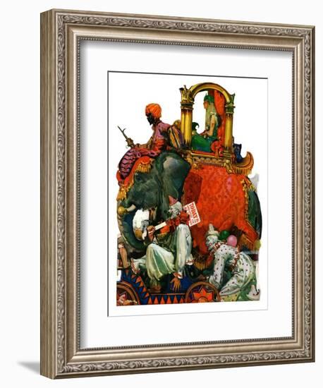 "Circus Parade,"June 16, 1928-Elbert Mcgran Jackson-Framed Giclee Print