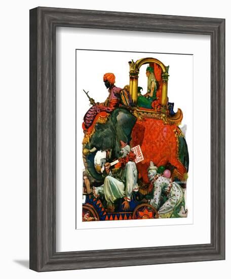 "Circus Parade,"June 16, 1928-Elbert Mcgran Jackson-Framed Giclee Print