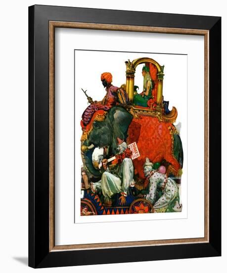 "Circus Parade,"June 16, 1928-Elbert Mcgran Jackson-Framed Giclee Print