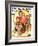 "Circus Parade," Saturday Evening Post Cover, August 25, 1928-Ellen Pyle-Framed Giclee Print