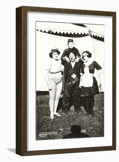 Circus Performers, Ringling Brothers, 1915-null-Framed Art Print