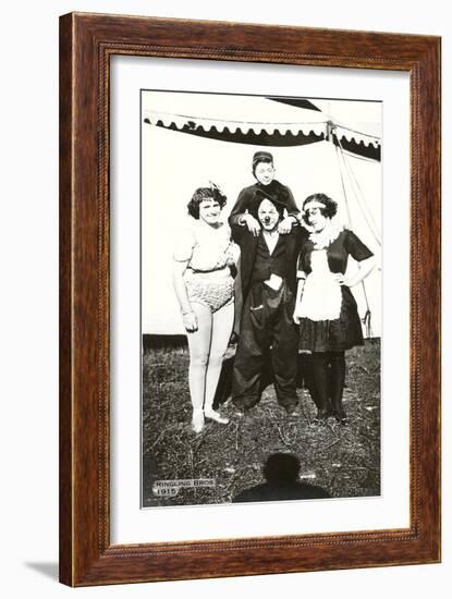 Circus Performers, Ringling Brothers, 1915-null-Framed Art Print