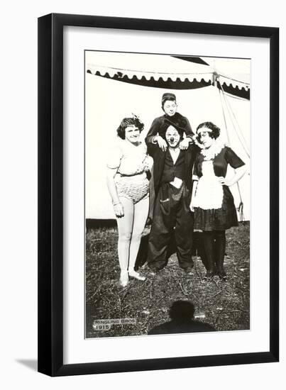 Circus Performers, Ringling Brothers, 1915-null-Framed Art Print