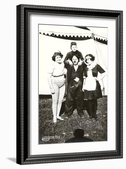 Circus Performers, Ringling Brothers, 1915-null-Framed Art Print