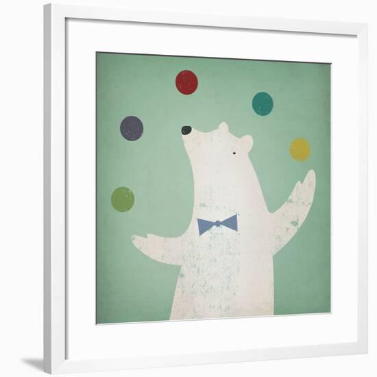 Circus Polar Bear-Ryan Fowler-Framed Art Print