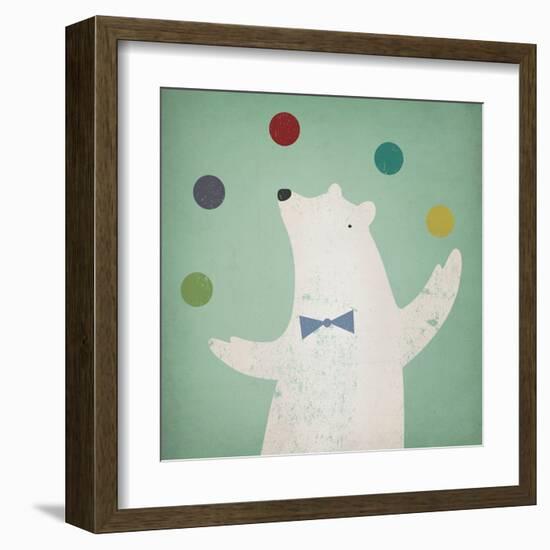 Circus Polar Bear-Ryan Fowler-Framed Art Print