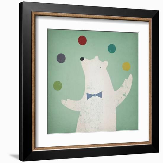 Circus Polar Bear-Ryan Fowler-Framed Art Print