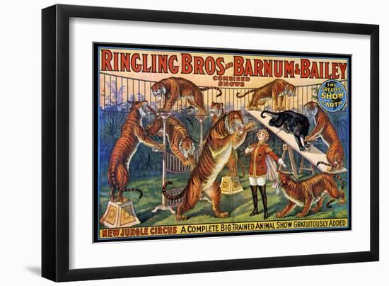 Circus Poster, 1920S-null-Framed Giclee Print