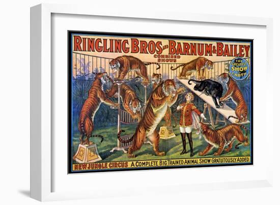 Circus Poster, 1920S-null-Framed Giclee Print