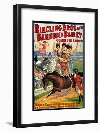 Circus Poster, 1920S-null-Framed Giclee Print