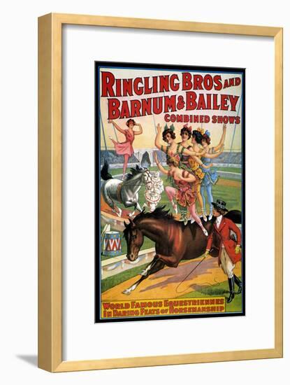 Circus Poster, 1920S-null-Framed Giclee Print