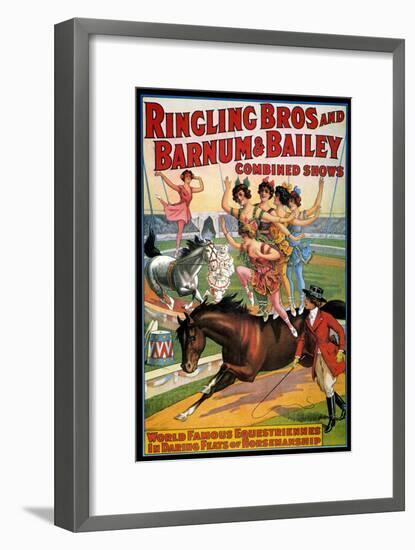 Circus Poster, 1920S-null-Framed Giclee Print