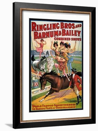 Circus Poster, 1920S-null-Framed Giclee Print