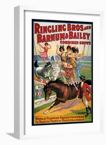 Circus Poster, 1920S-null-Framed Giclee Print