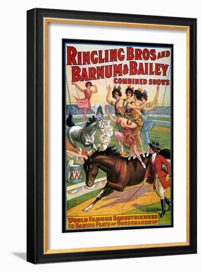 Circus Poster, 1920S-null-Framed Giclee Print