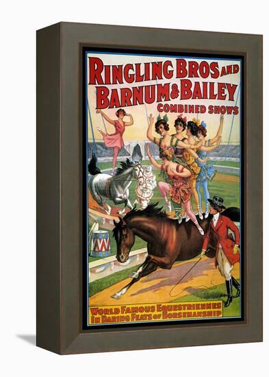 Circus Poster, 1920S-null-Framed Premier Image Canvas