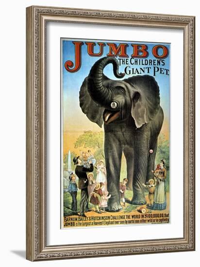 Circus Poster-null-Framed Giclee Print