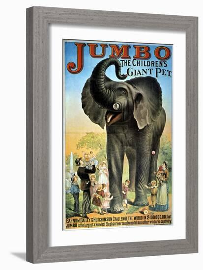 Circus Poster-null-Framed Giclee Print