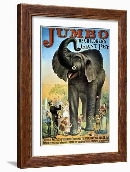 Circus Poster-null-Framed Giclee Print