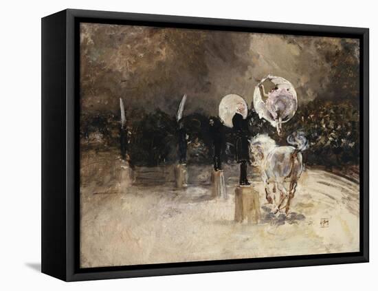 Circus Ring at Night-George Wesley Bellows-Framed Premier Image Canvas