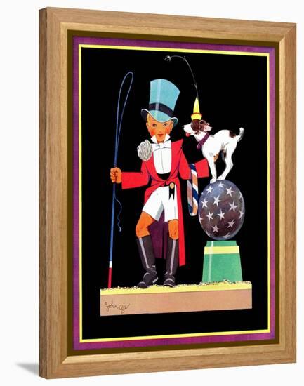 Circus Ringmaster - Child Life-John Gee-Framed Premier Image Canvas