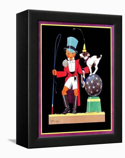 Circus Ringmaster - Child Life-John Gee-Framed Premier Image Canvas