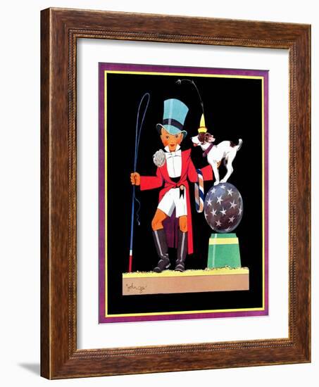 Circus Ringmaster - Child Life-John Gee-Framed Giclee Print