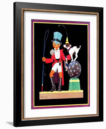 Circus Ringmaster - Child Life-John Gee-Framed Giclee Print