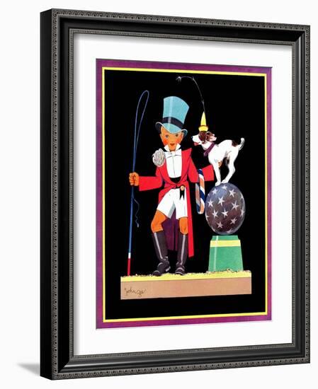 Circus Ringmaster - Child Life-John Gee-Framed Giclee Print