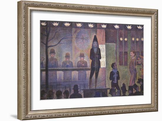 Circus Sideshow, 1887-Georges Seurat-Framed Giclee Print