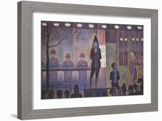 Circus Sideshow, 1887-Georges Seurat-Framed Giclee Print