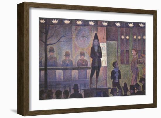 Circus Sideshow, 1887-Georges Seurat-Framed Giclee Print