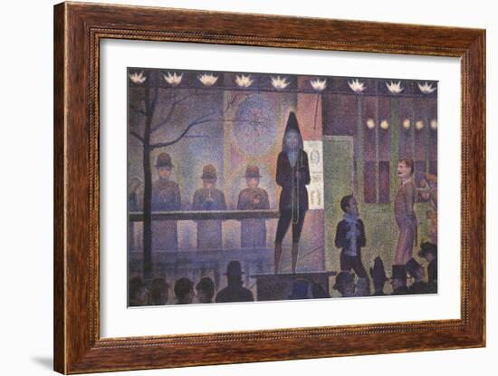 Circus Sideshow, 1887-Georges Seurat-Framed Giclee Print