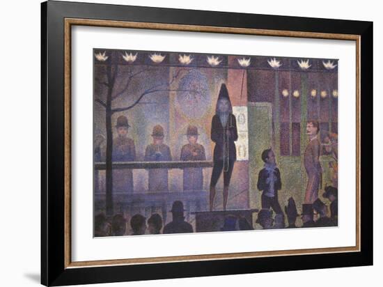 Circus Sideshow, 1887-Georges Seurat-Framed Giclee Print