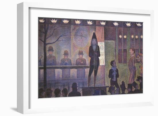 Circus Sideshow, 1887-Georges Seurat-Framed Giclee Print