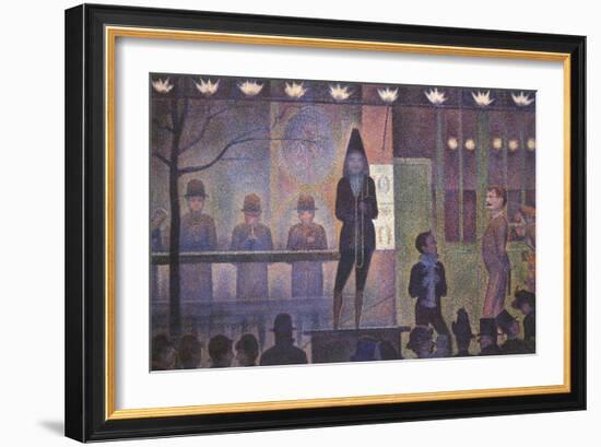 Circus Sideshow, 1887-Georges Seurat-Framed Giclee Print