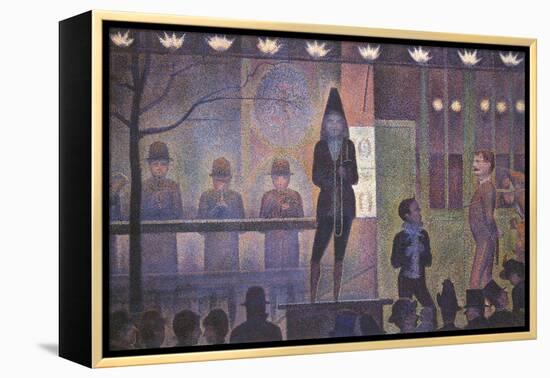 Circus Sideshow, 1887-Georges Seurat-Framed Premier Image Canvas