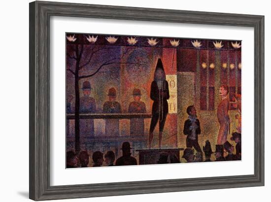 Circus Sideshow, 1888-Georges Seurat-Framed Giclee Print