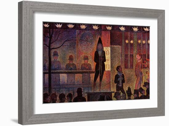 Circus Sideshow, 1888-Georges Seurat-Framed Giclee Print