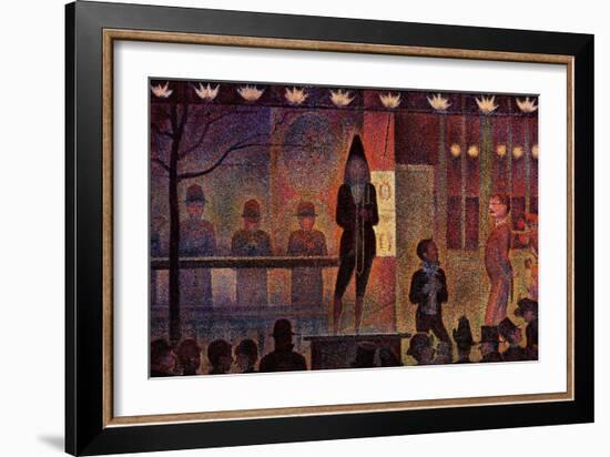 Circus Sideshow, 1888-Georges Seurat-Framed Giclee Print