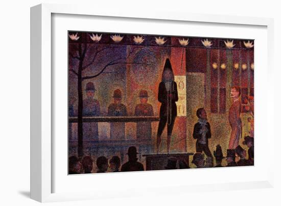 Circus Sideshow, 1888-Georges Seurat-Framed Giclee Print