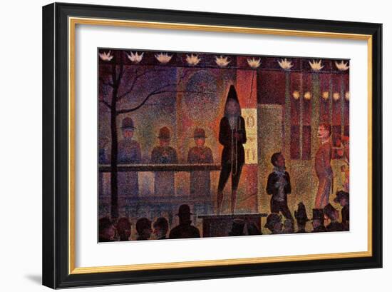 Circus Sideshow, 1888-Georges Seurat-Framed Giclee Print